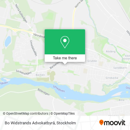 Bo Widstrands Advokatbyrå map