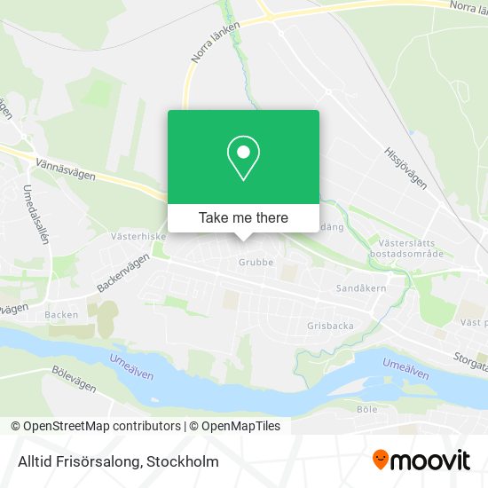 Alltid Frisörsalong map