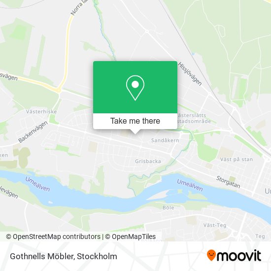 Gothnells Möbler map