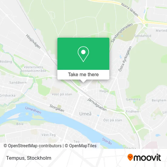 Tempus map