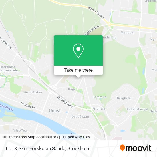 I Ur & Skur Förskolan Sanda map