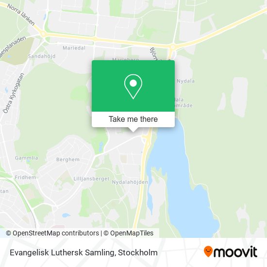 Evangelisk Luthersk Samling map