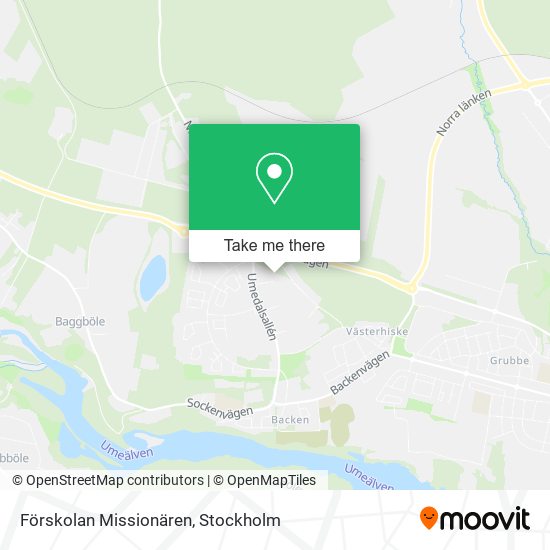 Förskolan Missionären map