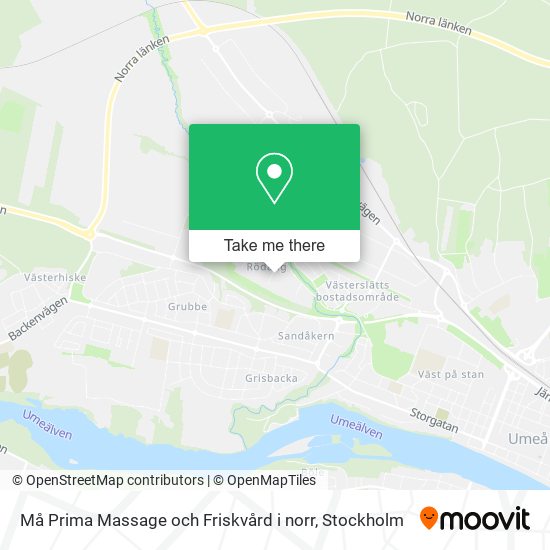 Må Prima Massage och Friskvård i norr map