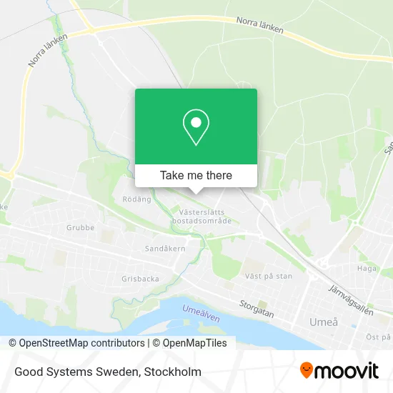 Good Systems Sweden map