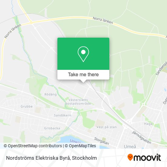 Nordströms Elektriska Byrå map