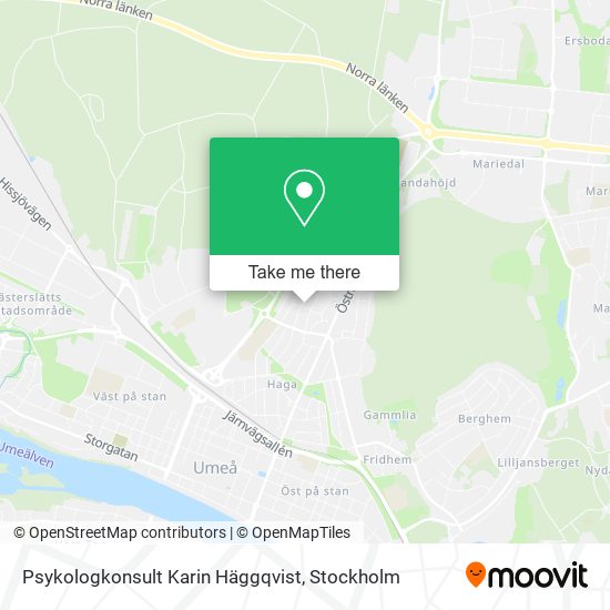 Psykologkonsult Karin Häggqvist map
