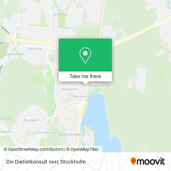 Din Dietistkonsult norr map