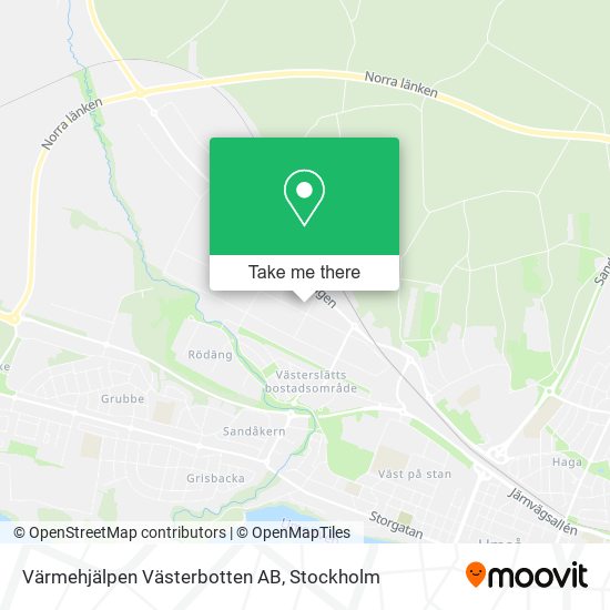 Värmehjälpen Västerbotten AB map