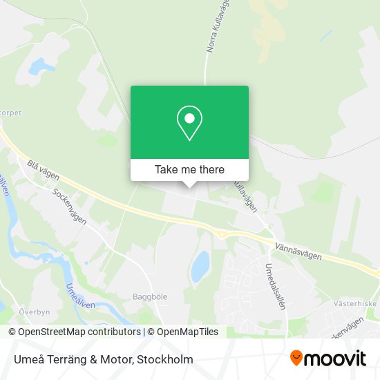 Umeå Terräng & Motor map