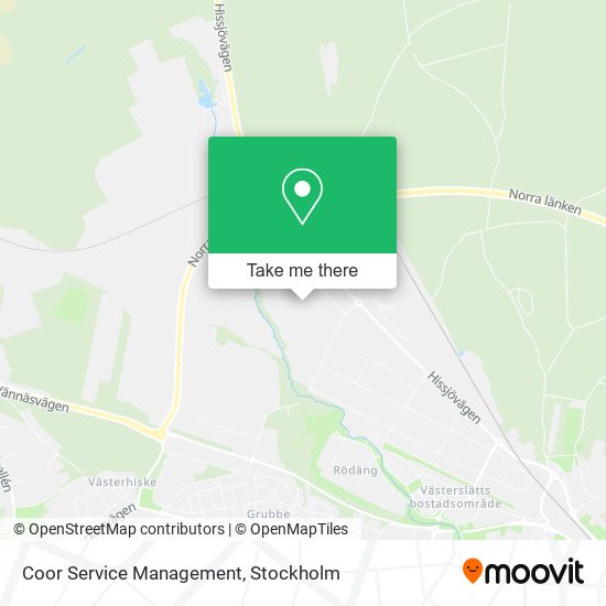 Coor Service Management map