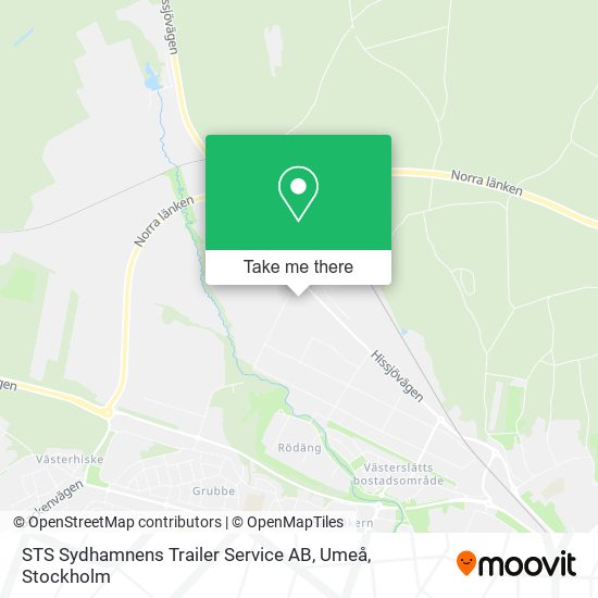 STS Sydhamnens Trailer Service AB, Umeå map