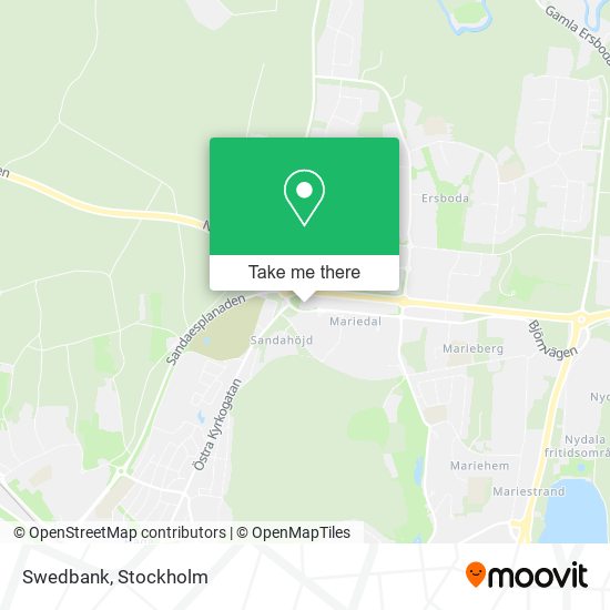 Swedbank map