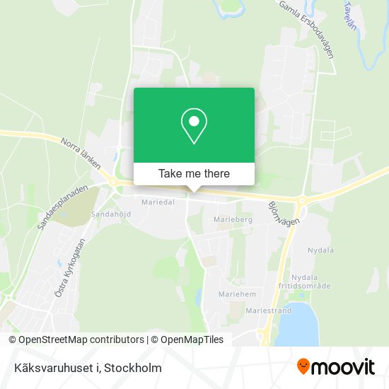 Kãksvaruhuset i map