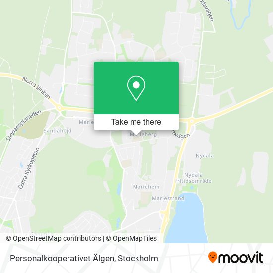 Personalkooperativet Älgen map