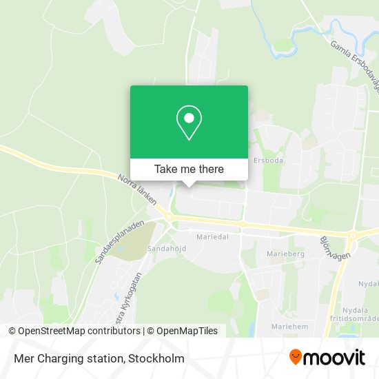 Mer Charging station map