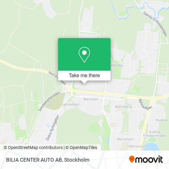 BILIA CENTER AUTO AB map