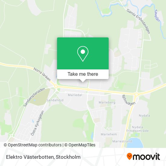 Elektro Västerbotten map