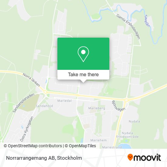 Norrarrangemang AB map