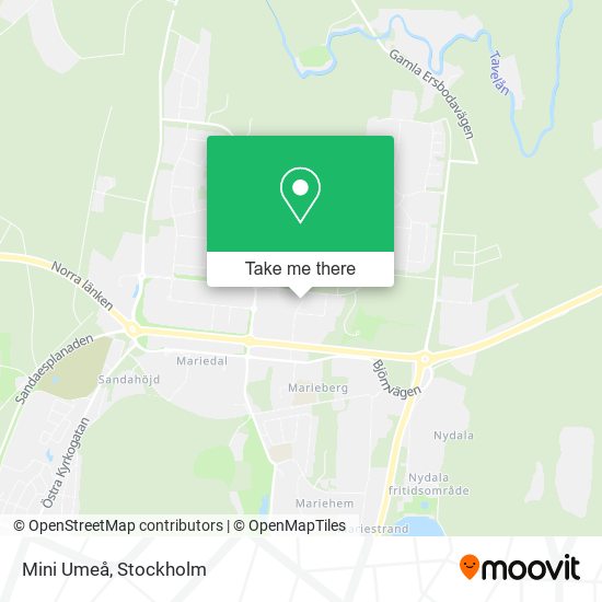 Mini Umeå map