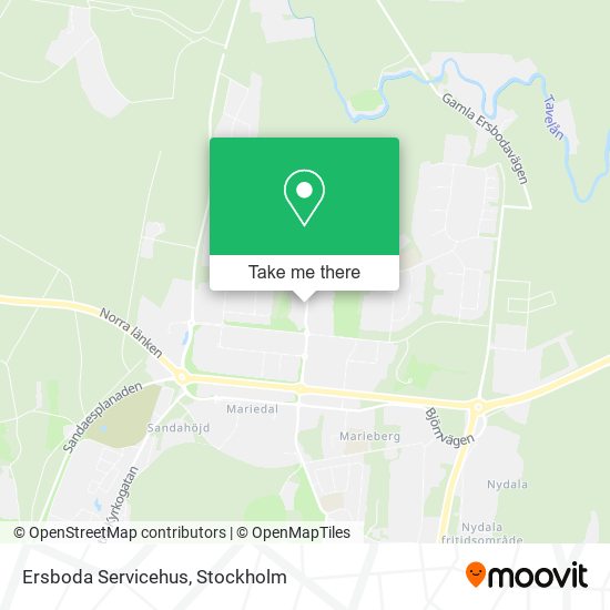 Ersboda Servicehus map