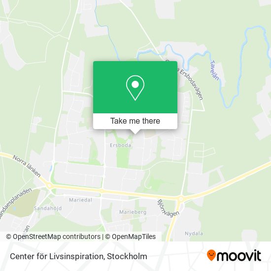 Center för Livsinspiration map