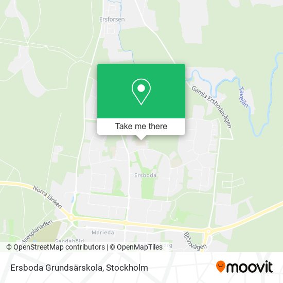 Ersboda Grundsärskola map