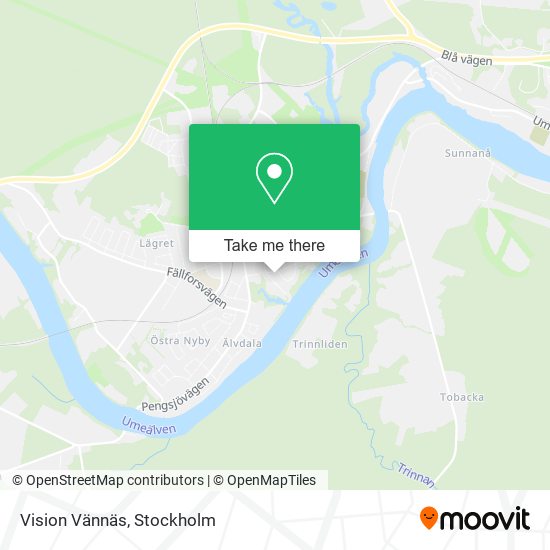 Vision Vännäs map