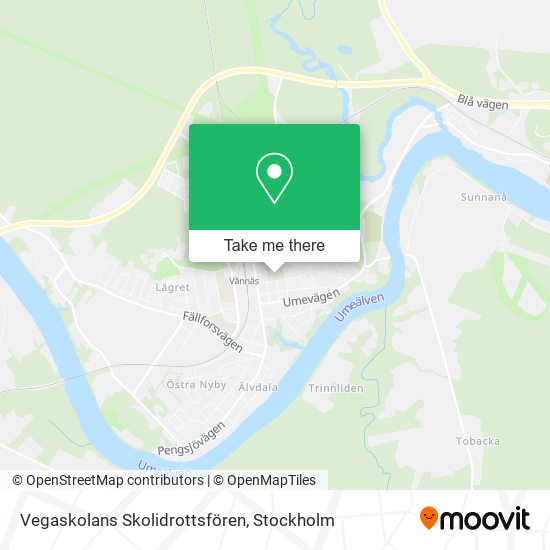 Vegaskolans Skolidrottsfören map