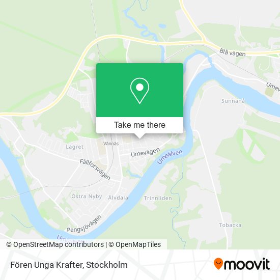 Fören Unga Krafter map