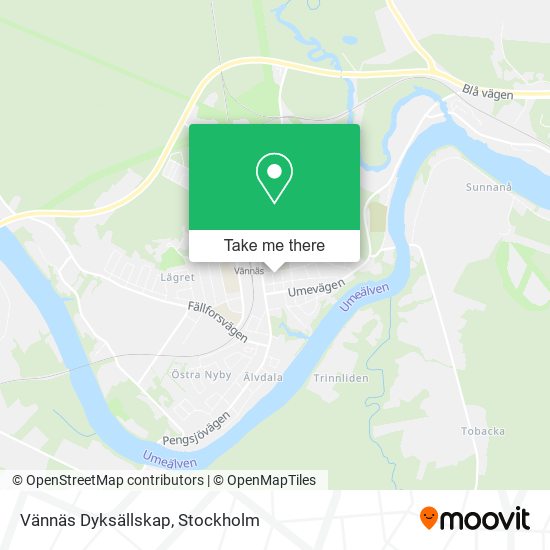 Vännäs Dyksällskap map