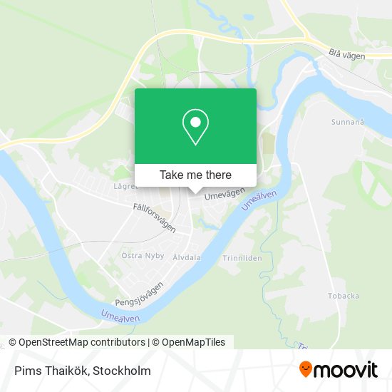 Pims Thaikök map