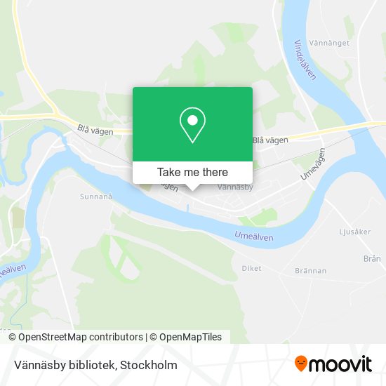 Vännäsby bibliotek map