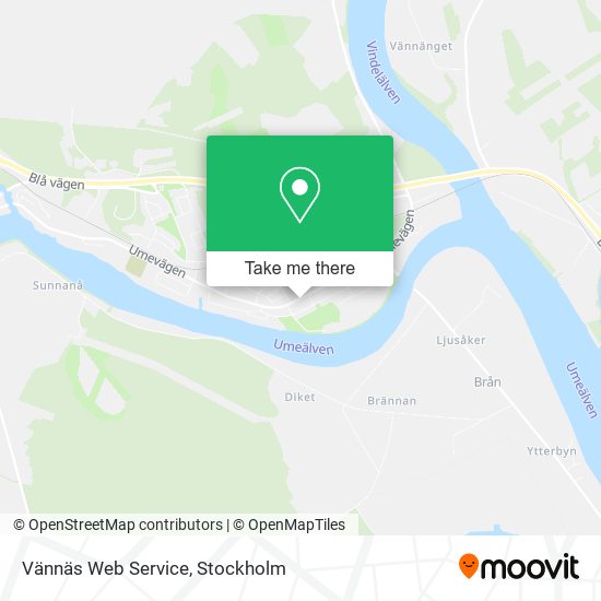 Vännäs Web Service map