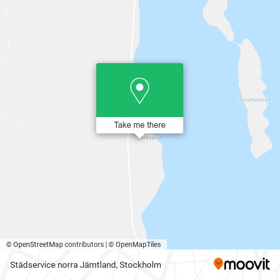 Städservice norra Jämtland map