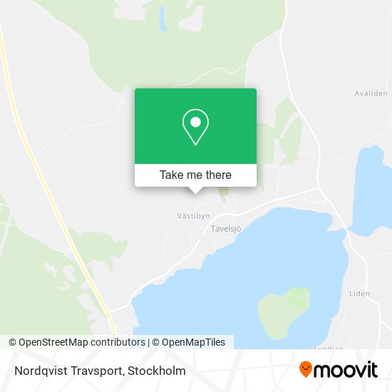 Nordqvist Travsport map
