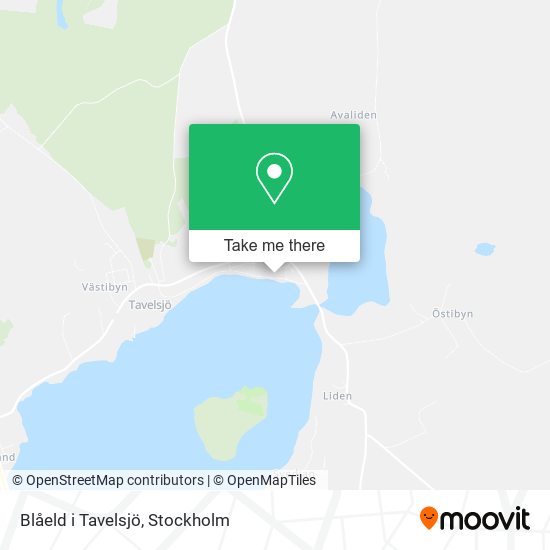 Blåeld i Tavelsjö map