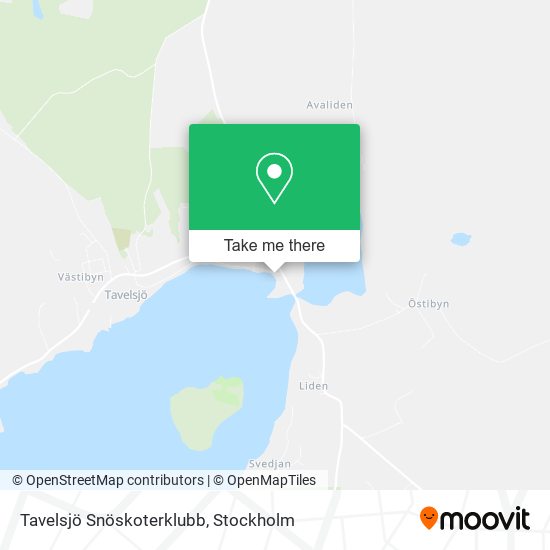 Tavelsjö Snöskoterklubb map