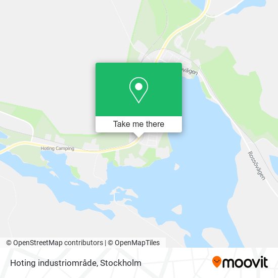 Hoting industriområde map