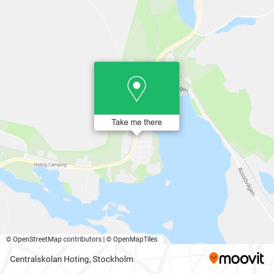 Centralskolan Hoting map