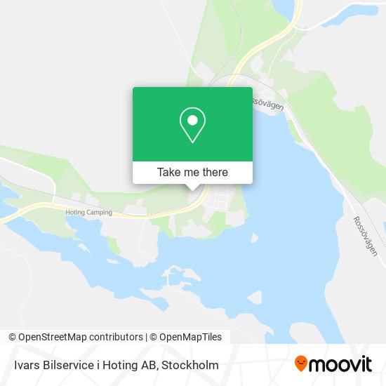 Ivars Bilservice i Hoting AB map