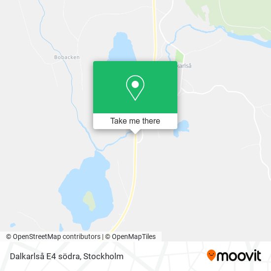 Dalkarlså E4 södra map