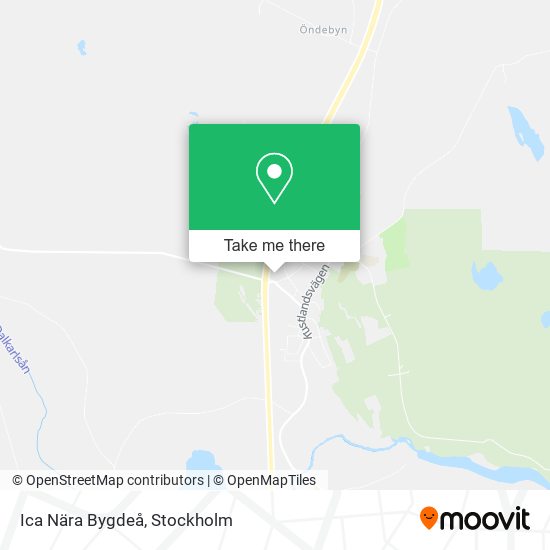 Ica Nära Bygdeå map