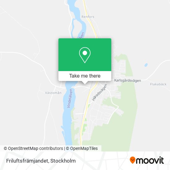 Friluftsfrämjandet map