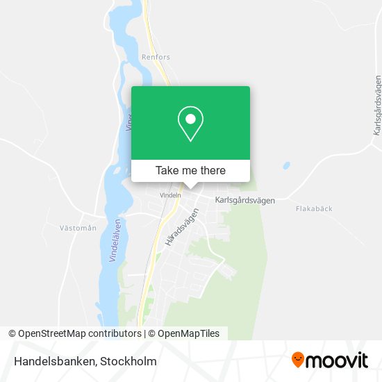 Handelsbanken map