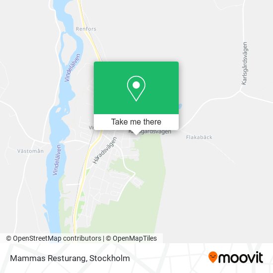 Mammas Resturang map