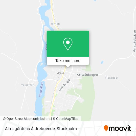 Almagårdens Äldreboende map