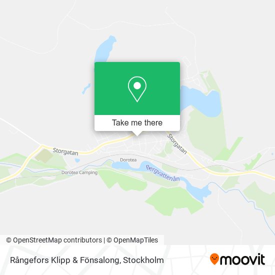 Rångefors Klipp & Fönsalong map