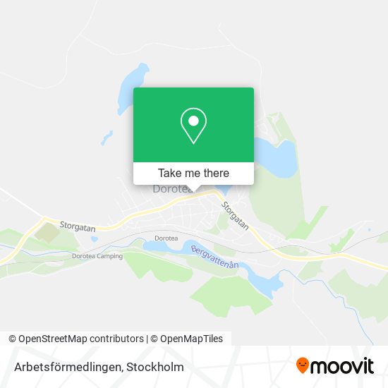 Arbetsförmedlingen map