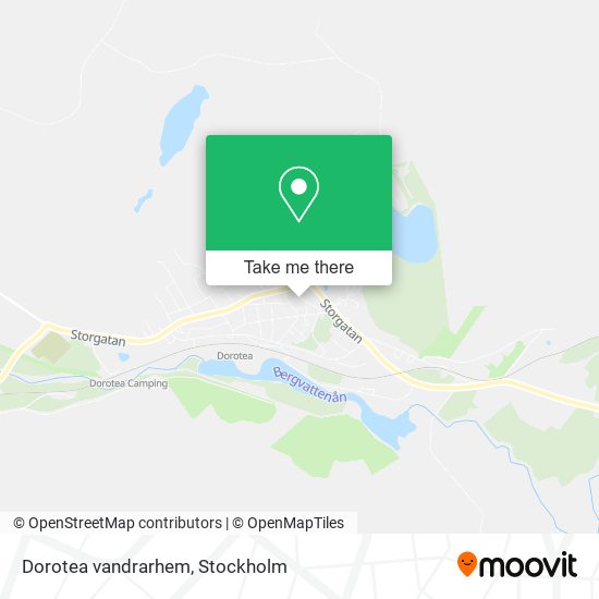 Dorotea vandrarhem map